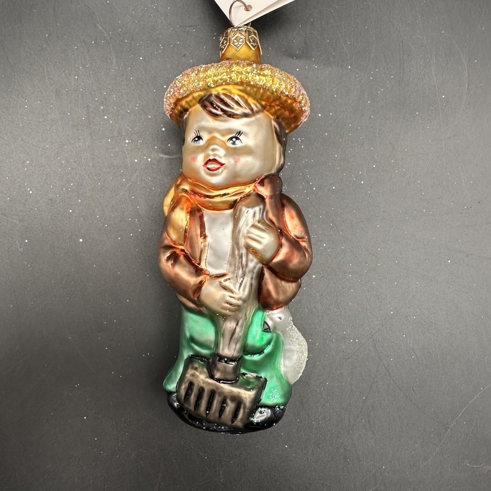 1995 CHRISTOPHER‎ RADKO FARMER BOY ORNAMENT 5.5" 95-108-0 432/480